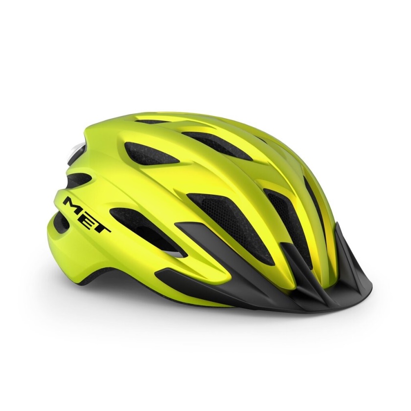 MET - helma Crossover žlutá lesklá