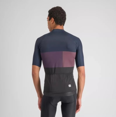 SPORTFUL - dres Snap jersey, black galaxy blue 3XL (1)