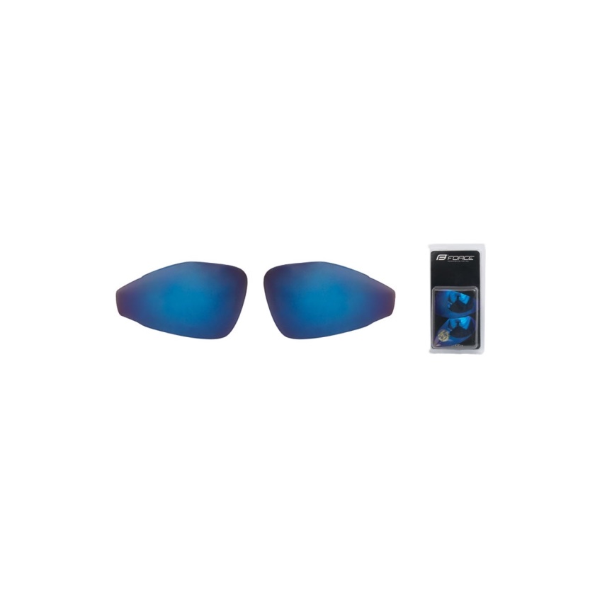FORCE - skla náhradní PRO pár, modrá laser