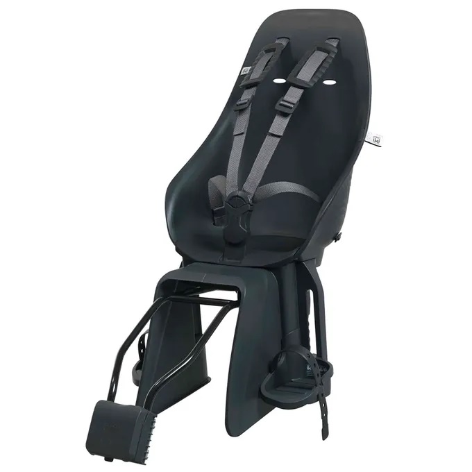 URBAN IKI - zadní sedačka na kolo s adaptérem a nosičem na sedlovku SET černá/černá