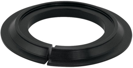 Kužel na vidlici 1 1/8" pro hlavové složení 1,5" černý Kužel na vidlici 1 1/8" pro hlavové složení 1,5" černý