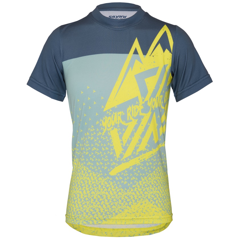 SILVINI - dětský dres Denni modrá/fluo