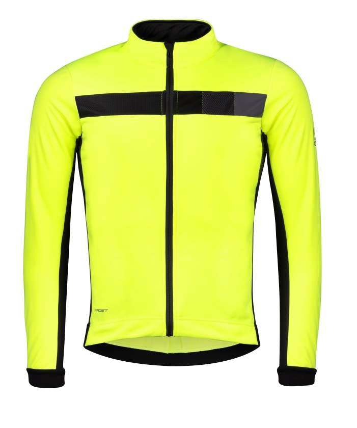 FORCE - bunda FROST softshell, fluo-černá