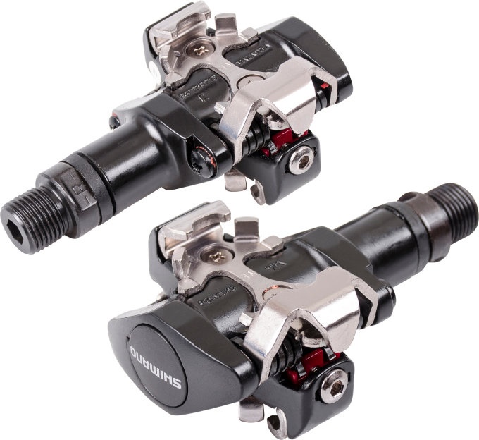 SHIMANO pedály MTB PD-M505 SPD zarážky SM-SH51 bez odrazek černé
