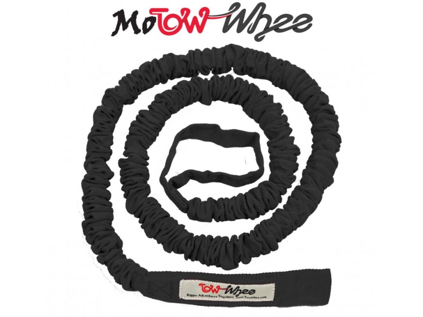 TOMWHEE - odpružené tažné lano e-bike/moto - černá