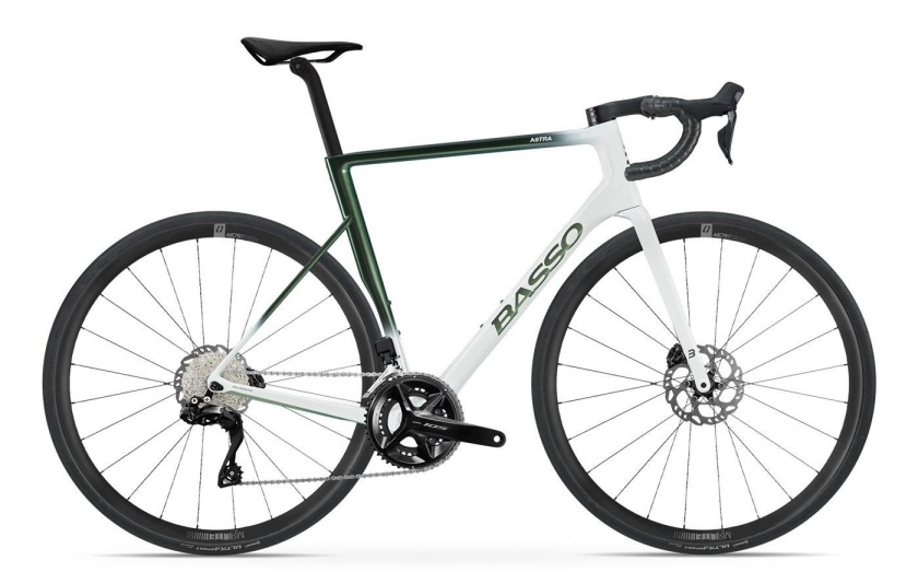 BASSO - silniční kolo Astra disc Shimano 105 Di2 Microtech MrLite Pop green