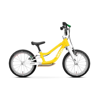 WOOM - dětské odrážedlo 14" Woom GO 1 Plus žlutá