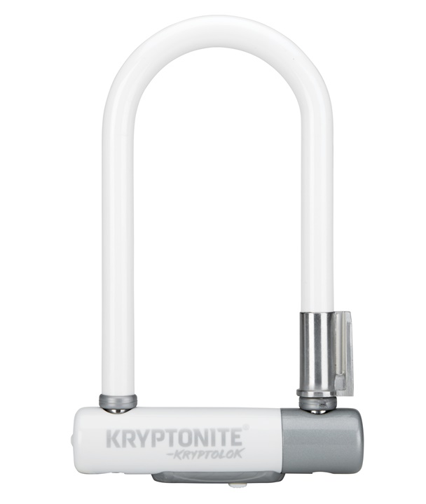 KRYPTONITE - zámek Kryptolok Mini-7 Flex Frame-U bracket White