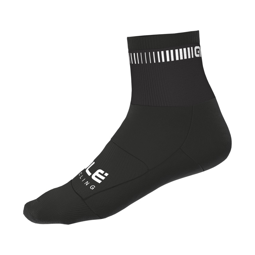 ALÉ - ponožky LOGO Q-SKIN SOCKS black-white