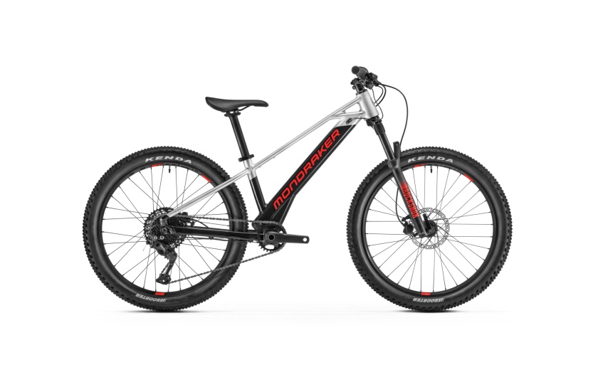 MONDRAKER - Play 24 black/racing silver/flame red 24 2022