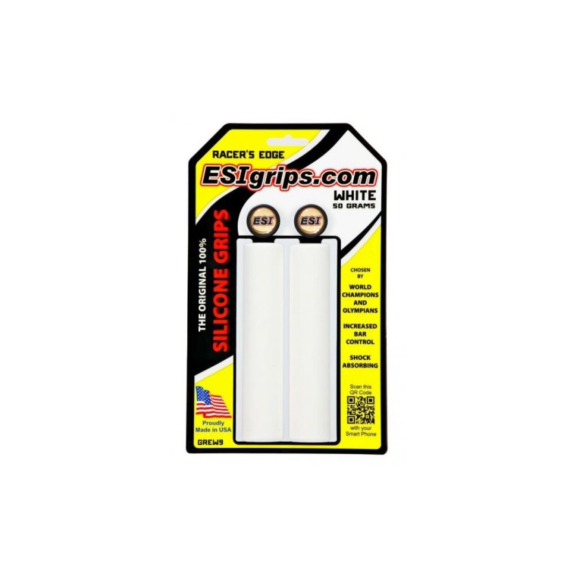 ESI GRIPS - gripy Racer´s Edge bílá