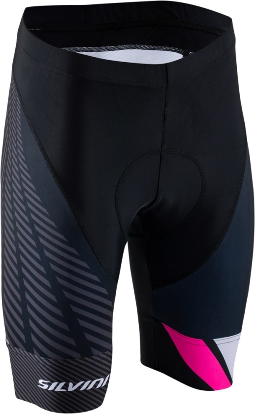 SILVINI - cyklo kalhoty pas TEAM black-pink