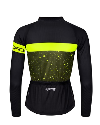 FORCE - dámský dres SPRAY LADY dlouhý rukáv, army-fluo (1)