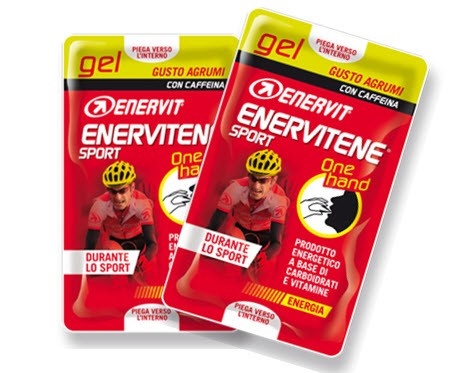 ENERVIT - Enervitene Sport Gel One Hand Citrus + kofein (2x12,5 ml)