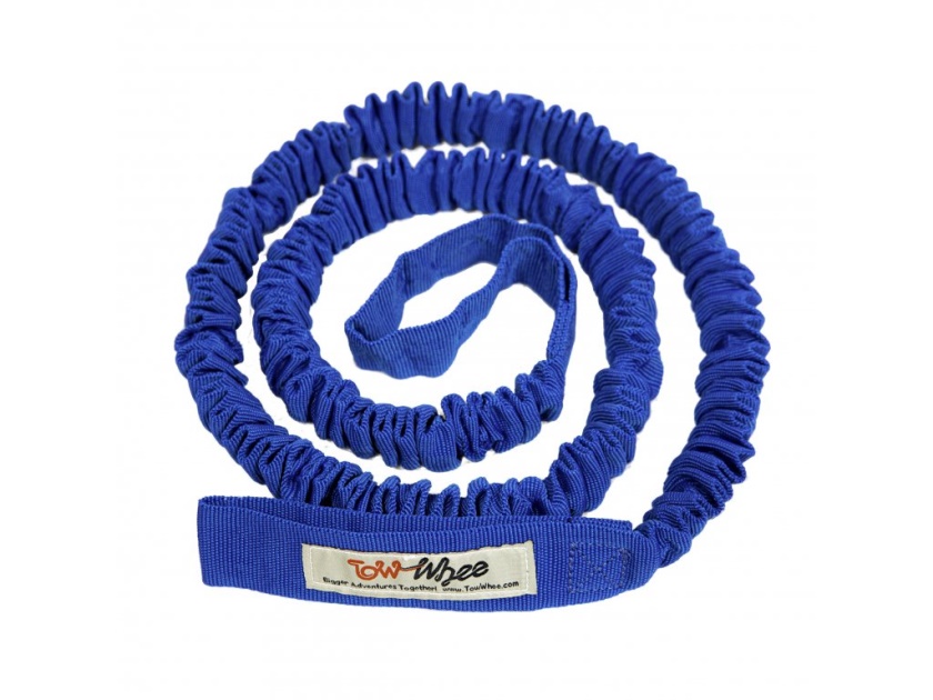 TOMWHEE - odpružené tažné lano zimní - modrá