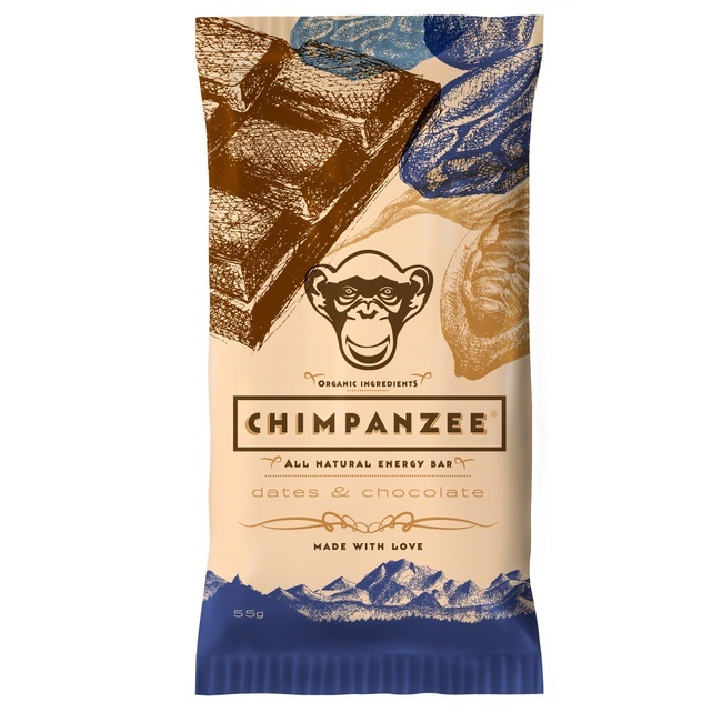 CHIMPANZEE -  ENERGY BAR Dates - Chocolate 55g