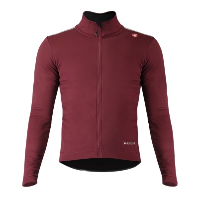 CASTELLI - zimní bunda Espresso Air vínová