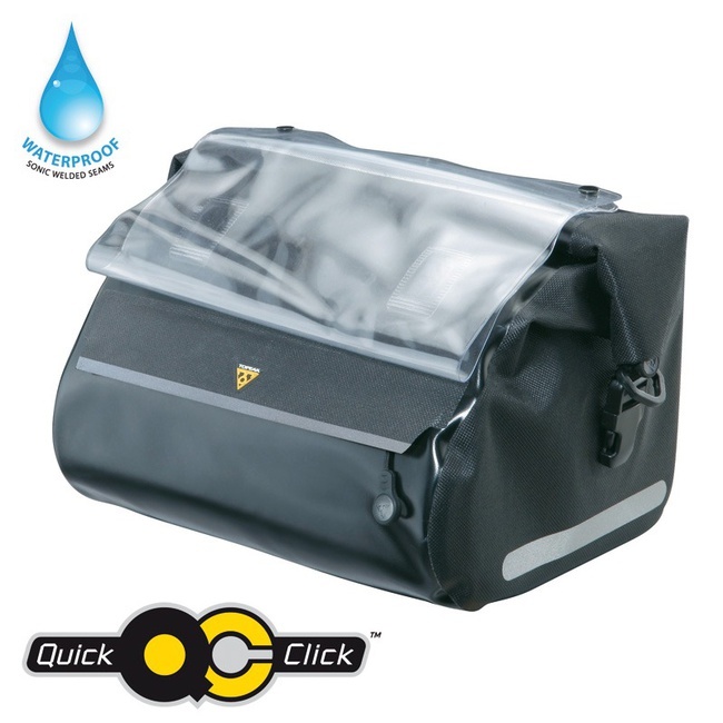 TOPEAK - brašna na řidítka Dry Bag Quick Click černá