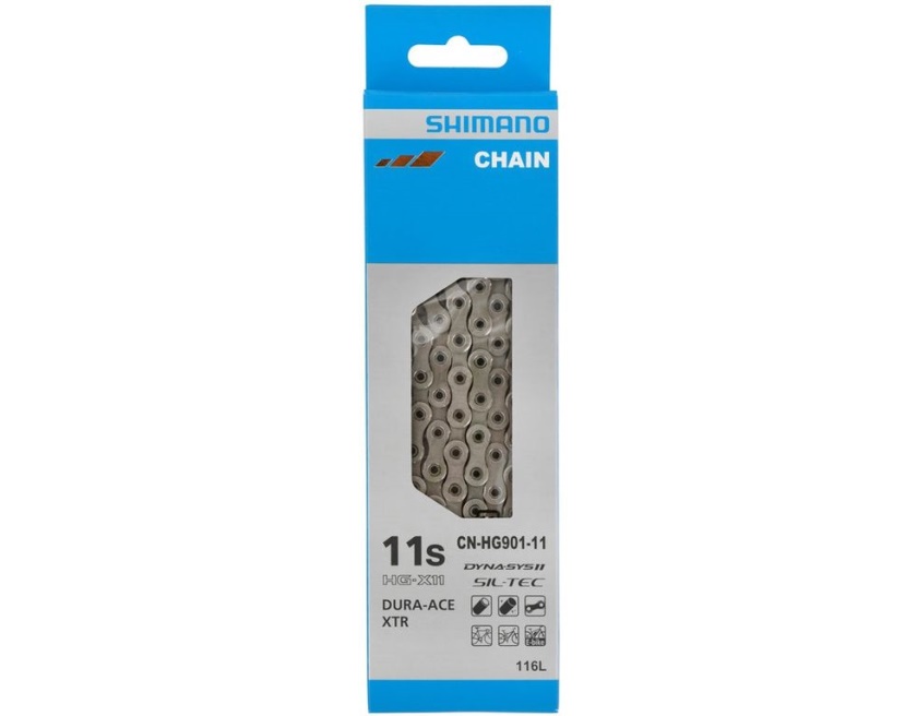 SHIMANO - řetěz Dura Ace / XTR CN-HG901 11 rychlostí 116 článků s rychlospojkou