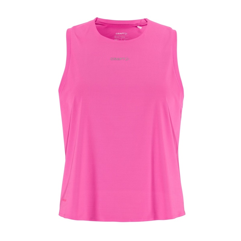 CRAFT - dámské tílko Hypervent Singlet W růžová