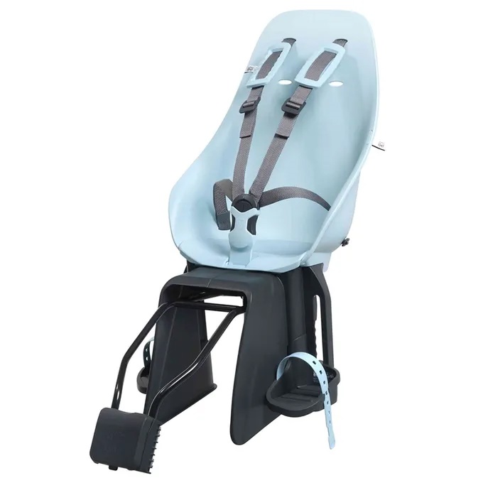 URBAN IKI - zadní sedačka na kolo s adaptérem a nosičem na sedlovku SET mentolová modrá