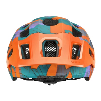 UVEX - dětská helma React JR. Papaya Camo Matt (52-56) (2)