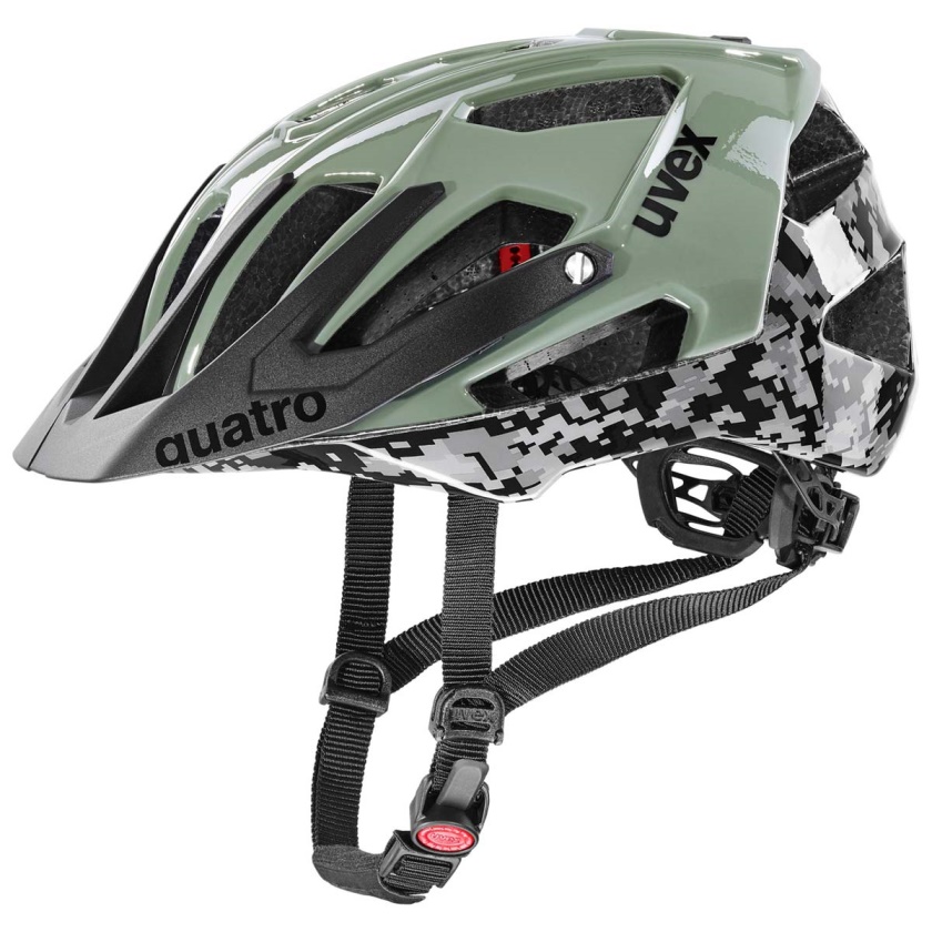UVEX - helma QUATRO pixelcamo/olive 56-60 cm