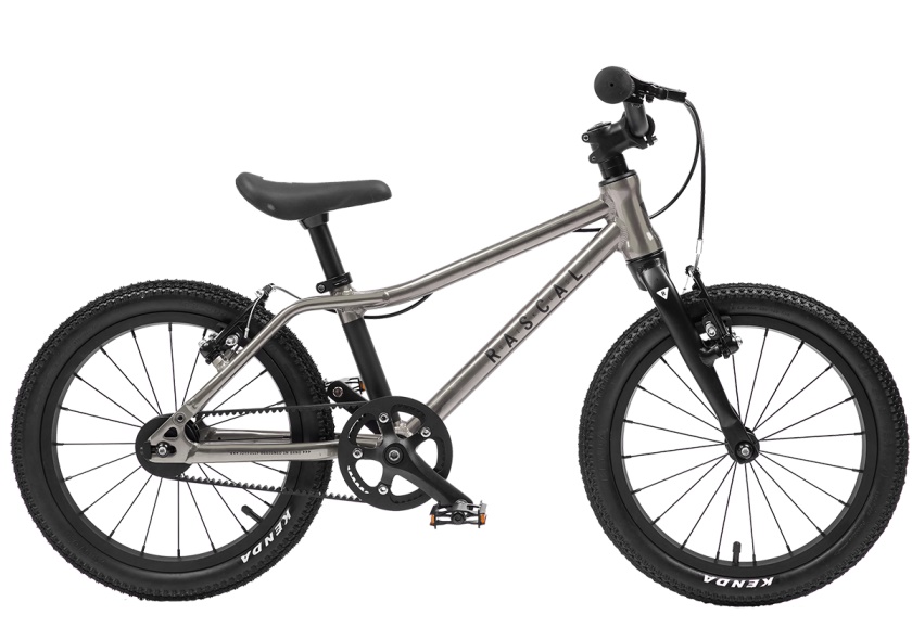 RASCAL BIKES - dětské kolo 16" titanová