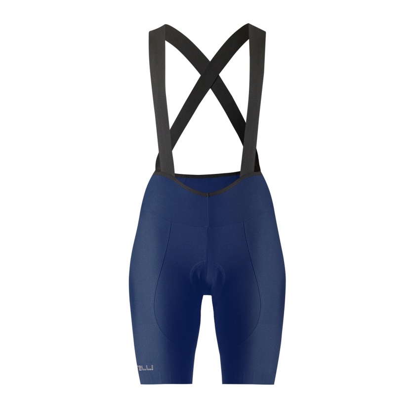 CASTELLI - dámské kraťasy s laclem Espresso W DT modrá