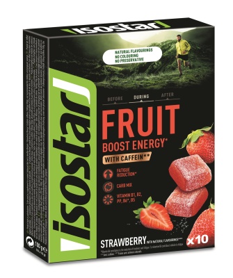 ISOSTAR - želé ENERGY FRUIT BOOST 10x10g jahoda ISOSTAR - želé ENERGY FRUIT BOOST 10x10g jahoda