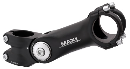 MAX1 - stavitelný představec 125/60°/31,8 mm černý