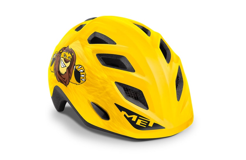 MET - dětská helma ELFO a GENIO lev/žlutá lesklá