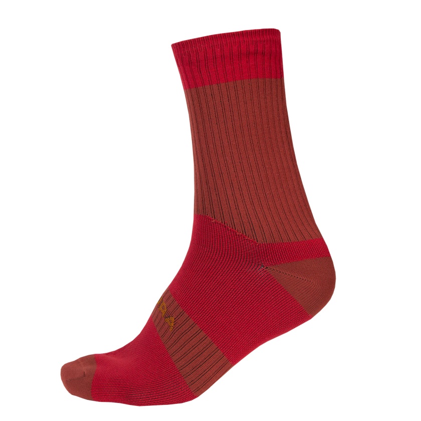 ENDURA - voděodolné ponožky Hummvee II rezavě červená