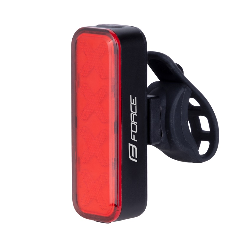 FORCE - zadní blikačka ALARM 300LM 36x LED USB