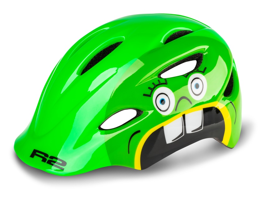 R2 dětská helma DUCKY zelená XS: 48-52 cm