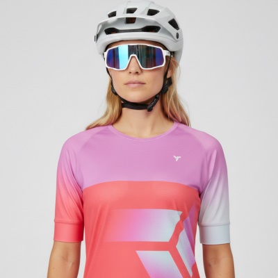 SILVINI - dámský dres Stabina červená/růžová (1)