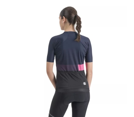 SPORTFUL - dámský dres Snap w jrs, black galaxy blue (2)