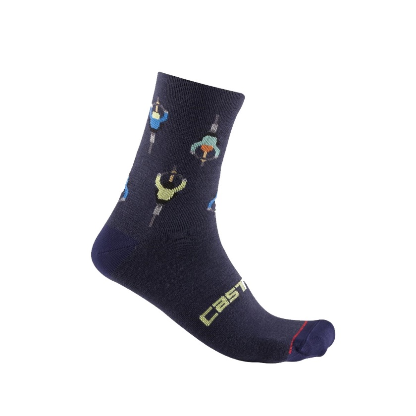 CASTELLI - ponožky Aperitivo 15 Sock belgian blue