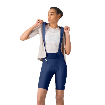 CASTELLI - dámské kraťasy s laclem Espresso 2 W DT modrá