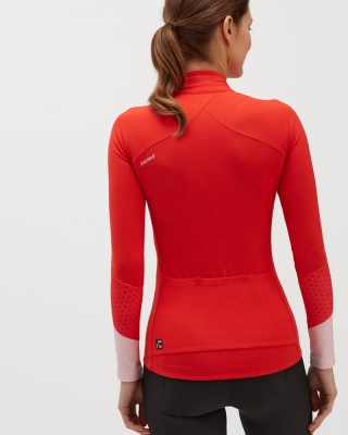 SILVINI - dámský zimní dres Calvana červená/bílá (6)