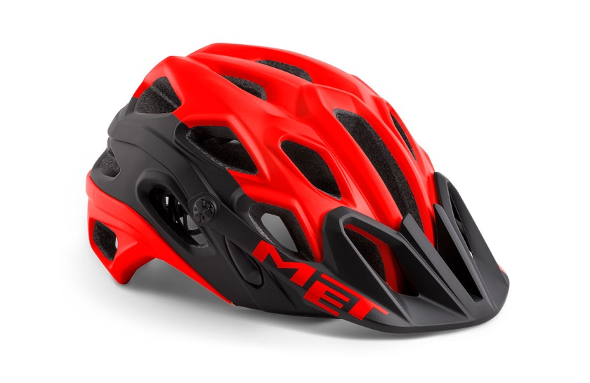 MET - helma LUPO červená/černá matná