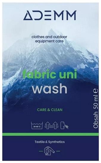 ADEMM - textilní prací prostředek Fabric Uni Wash 50 ml