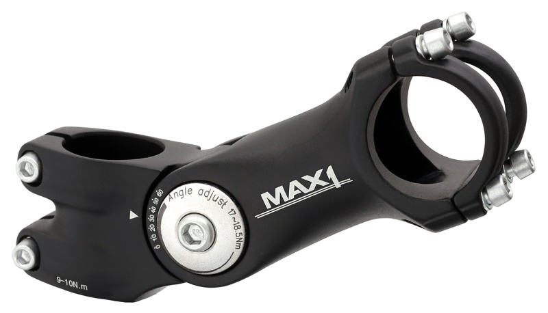 MAX1 - stavitelný představec  105/60°/31,8 mm černý