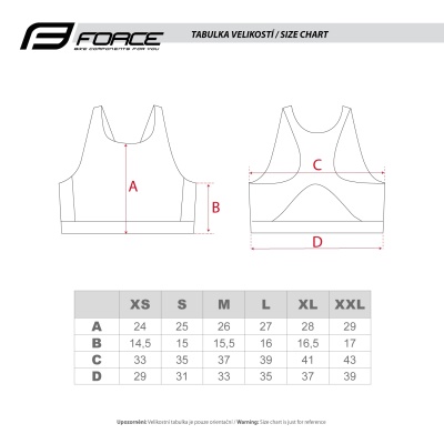 FORCE - sportovní podprsenka GRACE, černá (2)