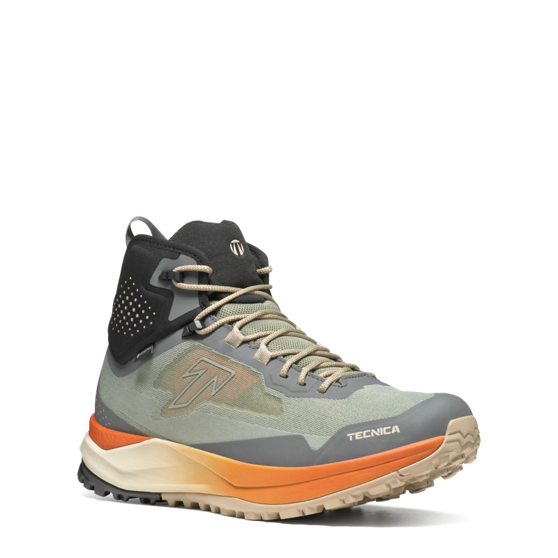 TECNICA - turistické boty Spark S MID GTX, green/burnt orange