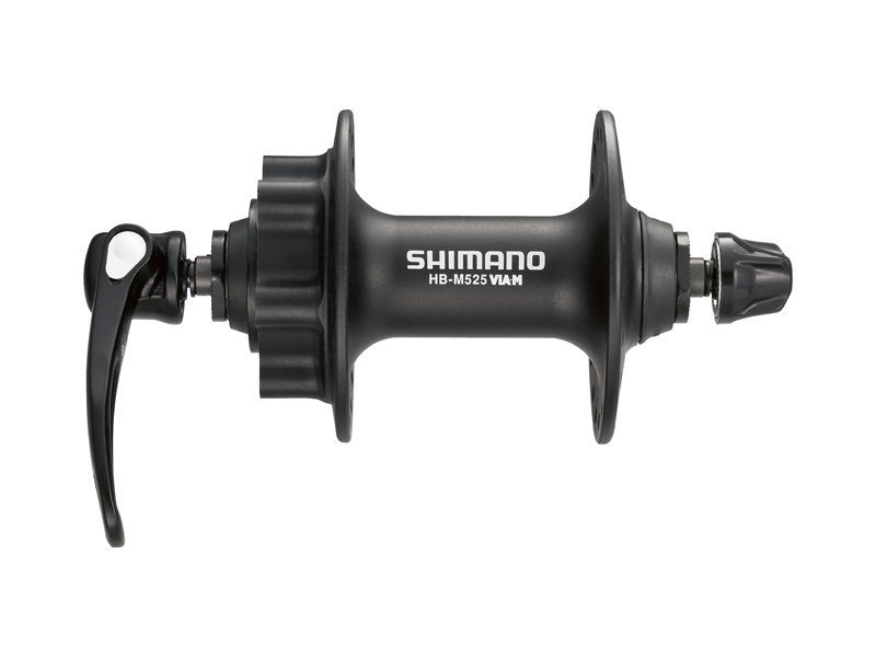 SHIMANO - náboj přední pro diskovou brzdu 6 šroubů 32 děr černá