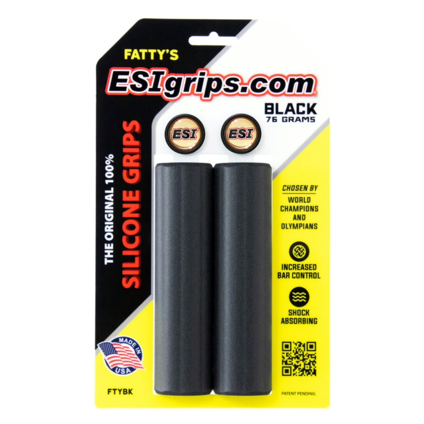 ESI GRIPS - gripy Fatty's černá