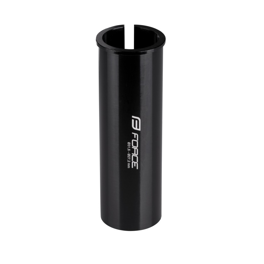 FORCE - redukce sedlovky 34,9-30,9mm, hliníková, črn