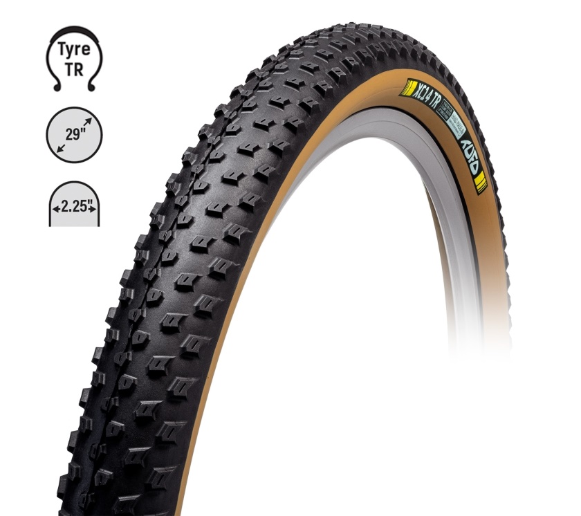 Plášť Tufo XC14, 29"x2.25, Tubeless-ready, bezdušový, skládací, béžový