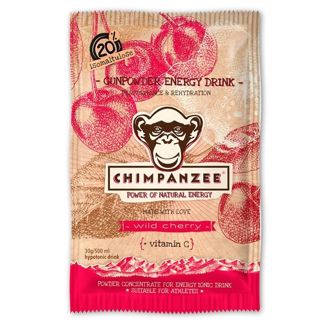 CHIMPANZEE -  Gunpowder ENERGY drink Wild cherry 30g